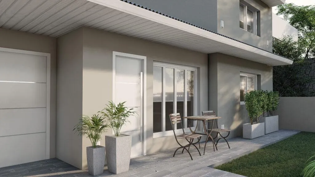 Casa construida con contenedores marítimos